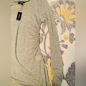 Express light grey turtleneck